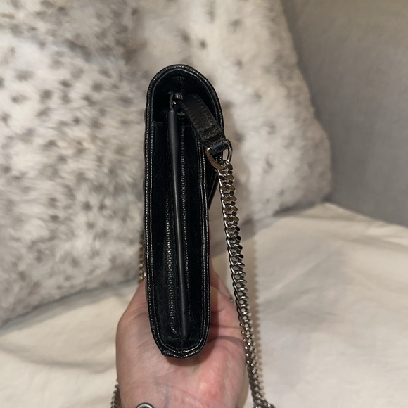 YSL Cassandre Envelope Chain Wallet in Grained Leather (All Inclusive) - Picture 6 of 9